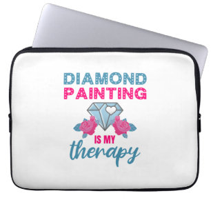 Diamond Painting is my Therapy Laptop Sleeve