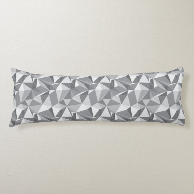 Diamond Pattern - Abstract Polygon Body Cushion (Front)