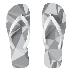 Diamond Pattern - Abstract Polygon Jandals
