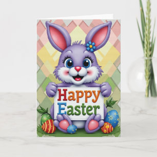 Diamond Pattern Easter Card
