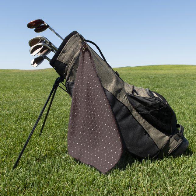Diamond Pattern Golf Towel (Green)