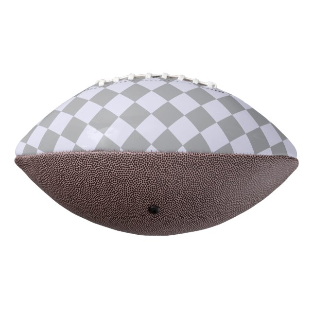 Diamond pattern in grey and lavender football (Rotated 270)