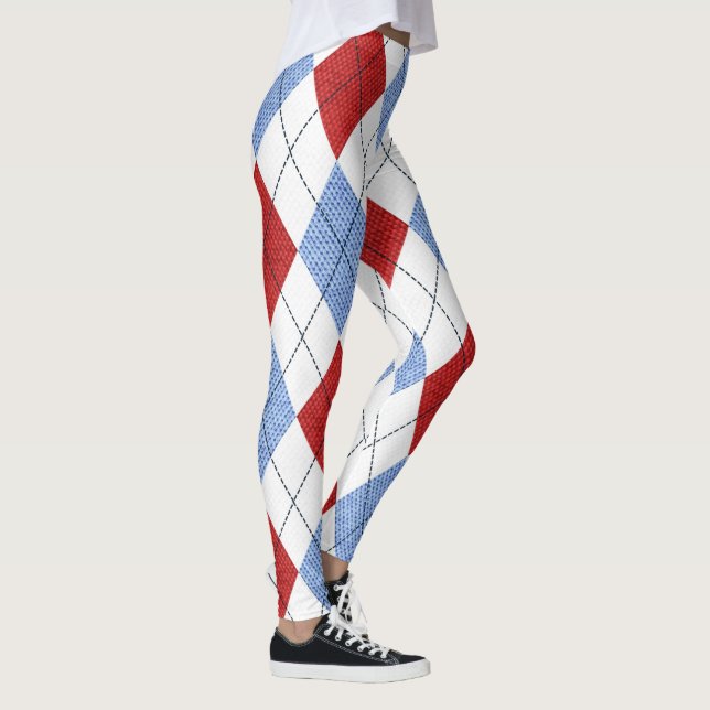 Diamond pattern leggings (Right)