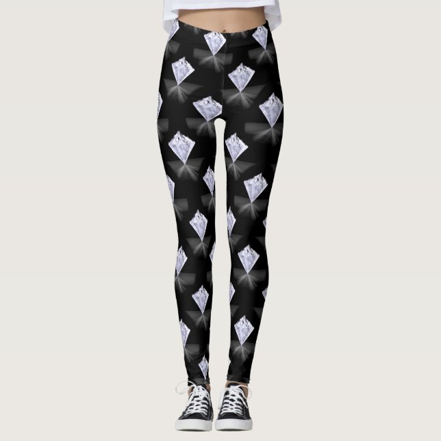 Diamond Pattern Leggings (Front)