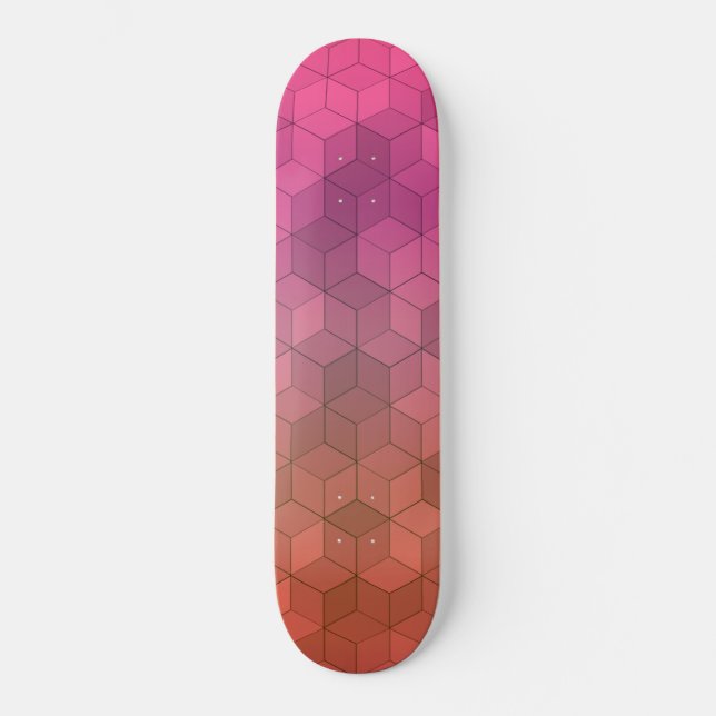 Diamond pattern skateboard (Front)