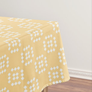 Diamond pattern tablecloth