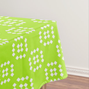 Diamond pattern tablecloth