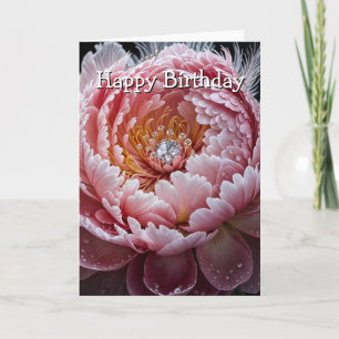 Diamond Peony Card