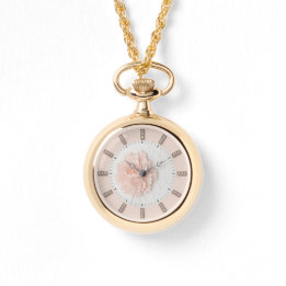 Diamond Peony Pastel Pink Watch