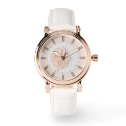 Diamond Peony Pastel Pink Watch