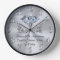 Diamond Personalised 60th Anniversary Gifts CLOCK