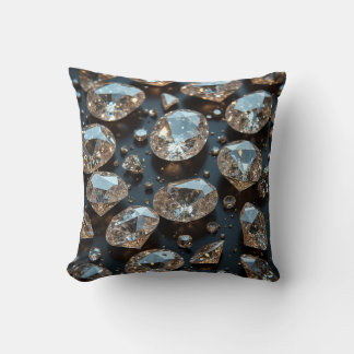 Diamond pillow cushion looks real actual Diamond