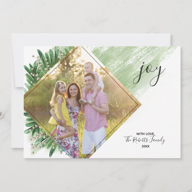 Diamond Pine | Christmas Photo Card (Front)