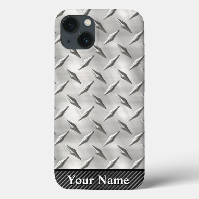 Diamond Plate 1-7 Options Case-Mate iPhone Case (Back)