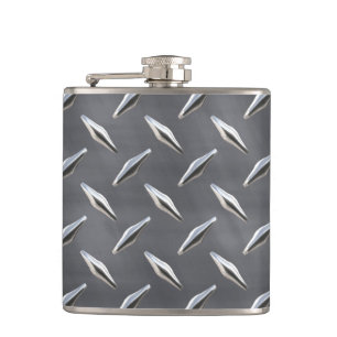 Diamond Plate 3 Wrapped Flask