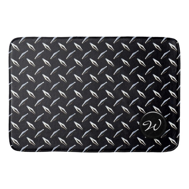 Diamond Plate 3B Bath Mats (Front)