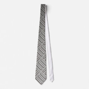 Diamond Plate Faux Pattern Tie