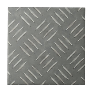 Diamond Plate Stainless Steel Textured Tile