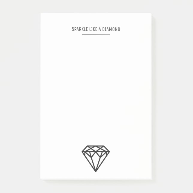 Diamond Post-it Notes (Front)