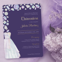 Diamond Princess Purple Quinceanera and Mass