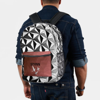 Diamond Printed Backpack