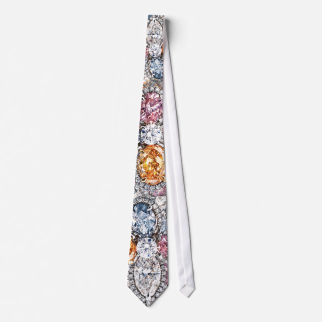 Diamond Puakenikeni Tie by Richard Calderon (Front)