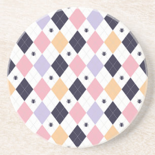 Diamond Purple Pink with Spider Coaster