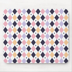 Diamond Purple Pink with Spider Mouse Pad