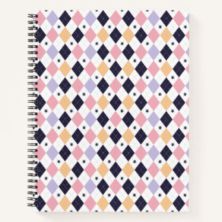 Diamond Purple Pink with Spider Notebook
