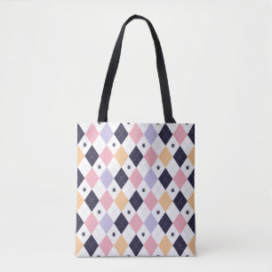 Diamond Purple Pink with Spider Tote Bag