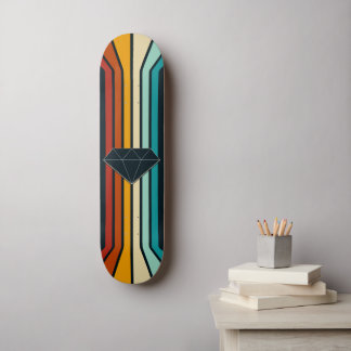 Diamond Retro Modern Style Skateboard