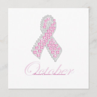 Diamond Ribbon Invitation Square