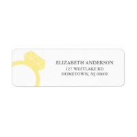 Diamond Ring Address Labels