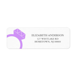 Diamond Ring Address Labels
