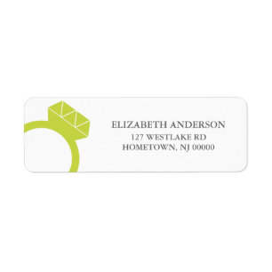 Diamond Ring Address Labels
