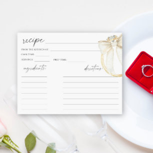 Diamond Ring and Bow bridal shower recipe