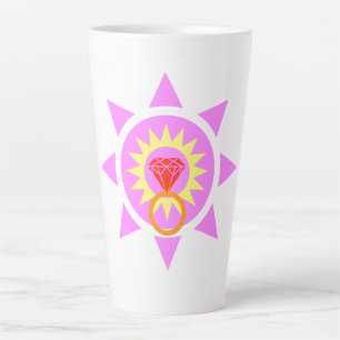 Diamond Ring Latte Mug