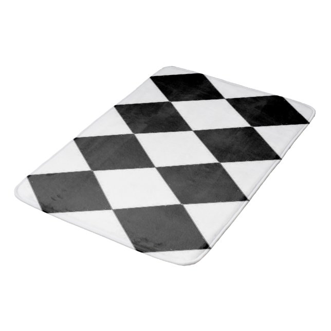 DIAMOND-RUGS_FRENCH-STYLE--HOME-DECOR BATH MAT (Angled)