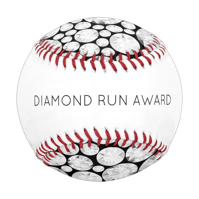 Diamond Run Baseball Award Gemstones Team Player  (Front)