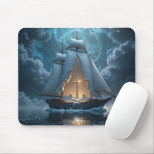 Diamond Sailboat Dream Mouse Pad