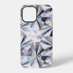 Diamond seamless background, vintage illustrationd iPhone 12 case