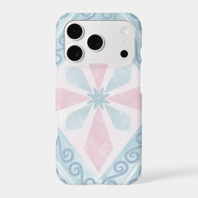 diamond shaped blue pattern (Back)