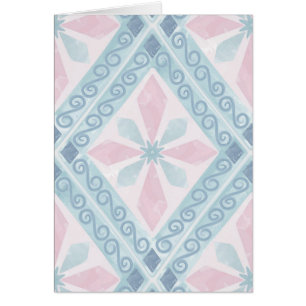 diamond shaped blue pattern