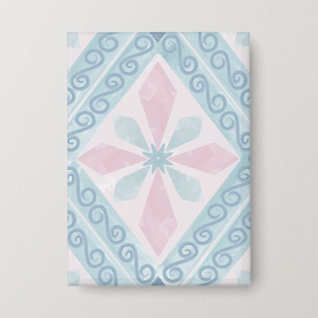diamond shaped blue pattern (Front)