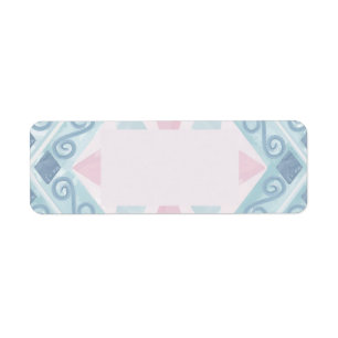 diamond shaped blue pattern