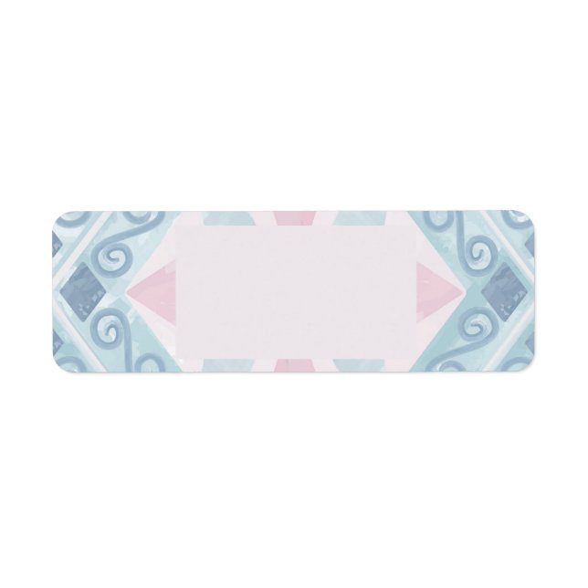 diamond shaped blue pattern (Front)