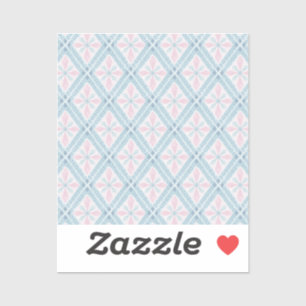 diamond shaped blue pattern