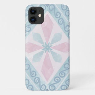 diamond shaped blue pattern Case-Mate iPhone case