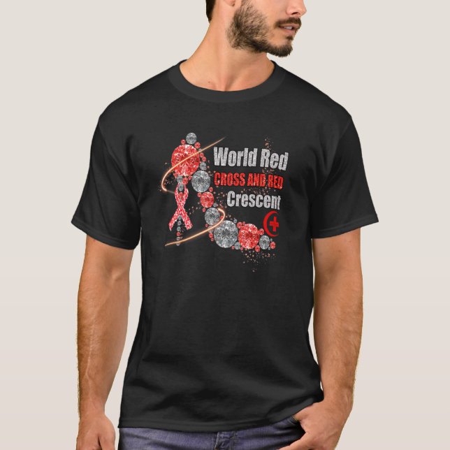 Diamond Shoe World Red Cross and Red Crescent Warr T-Shirt (Front)