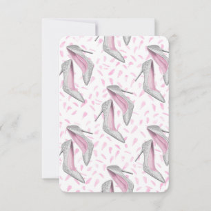 Diamond shoes invitation